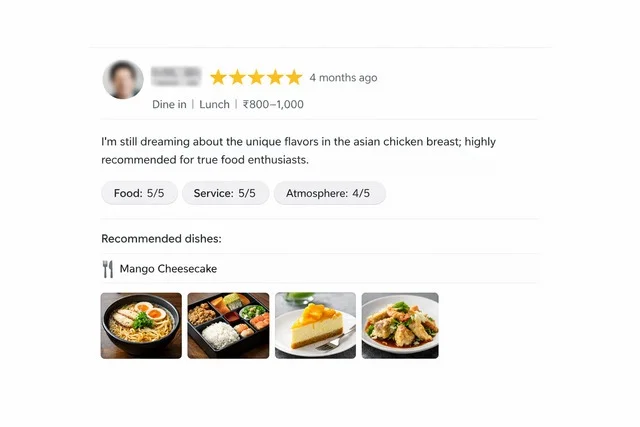 restaurant review
