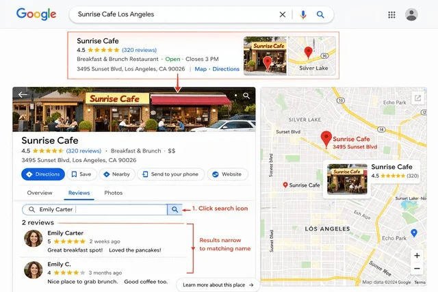 google search reviews