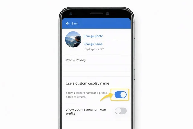 how to leave anonymous google review