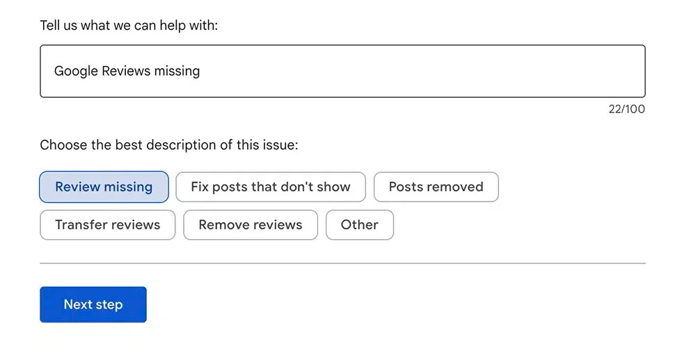 get back missing google reviews