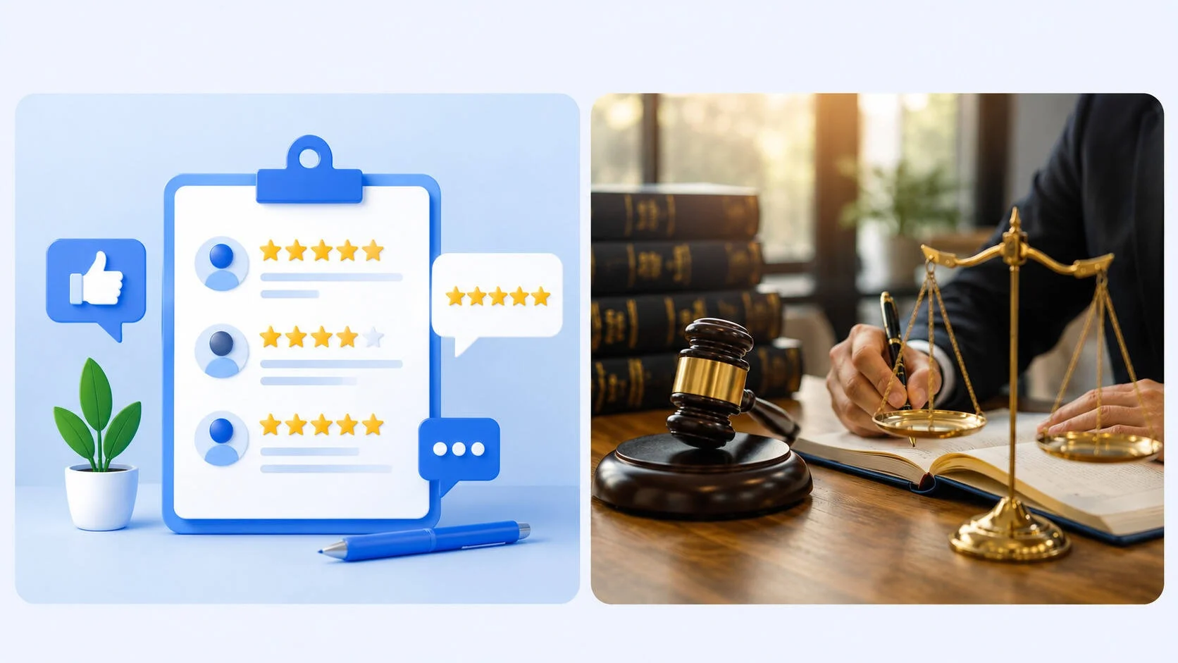 lawyer review examples