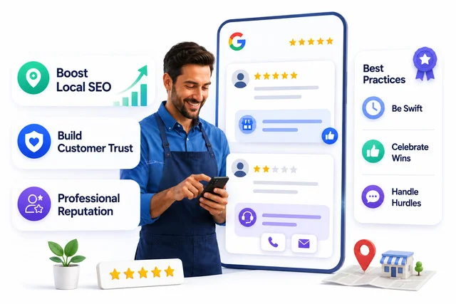 Owner replies and local visibility
