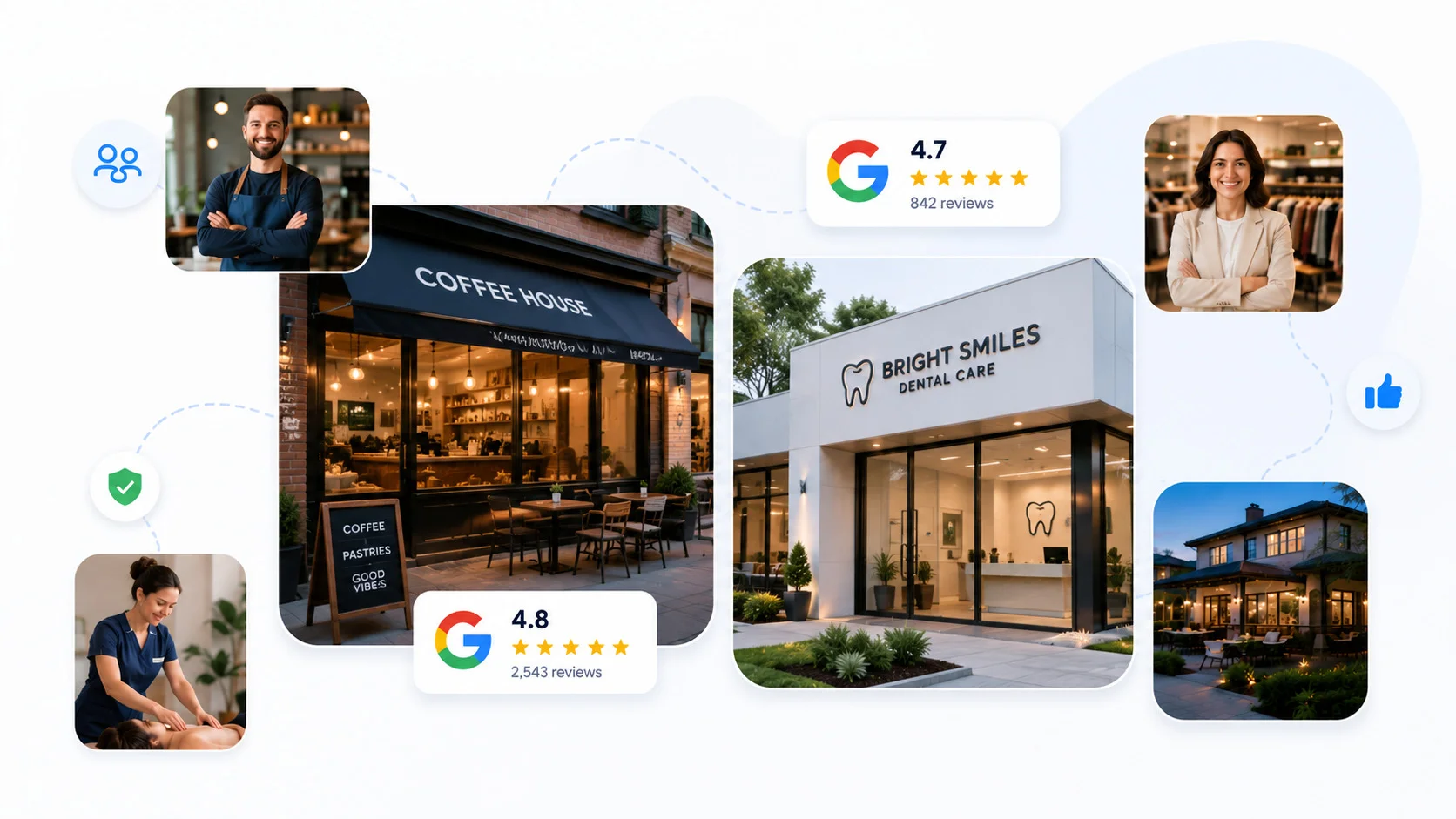 Who the Google review badge generator is for