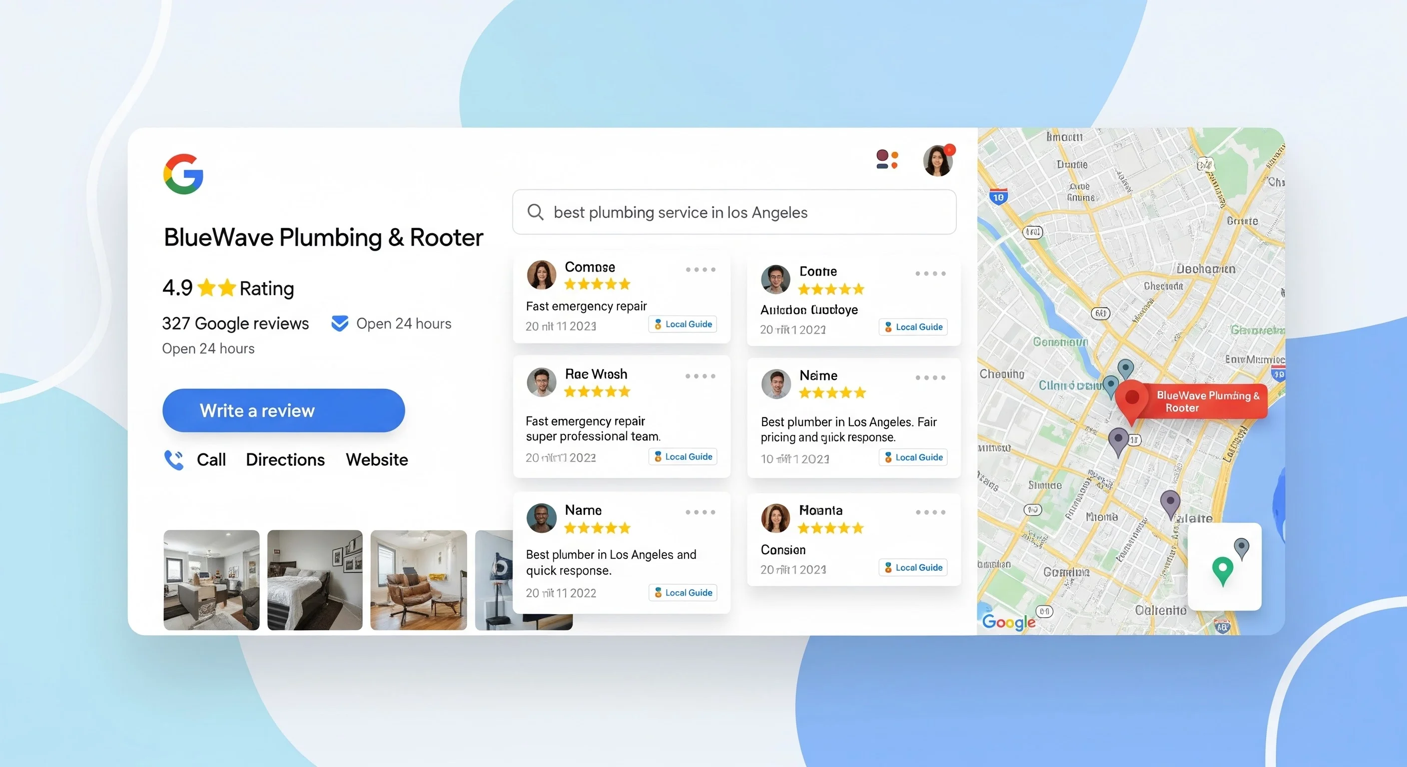 plumbing google reviews