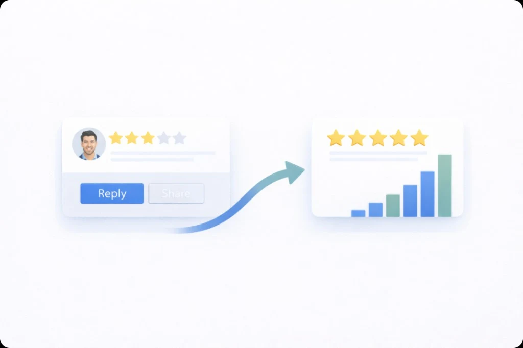 Google reviews action